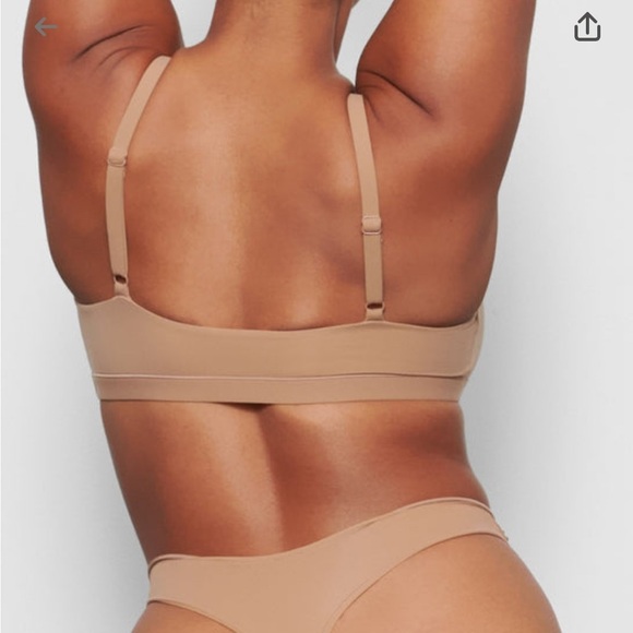 Skims NWT Scoop Bralette (Size Sm in Sienna) - Picture 2 of 5
